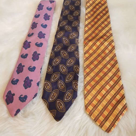 XMI, Ferrell Reed Other - 3 Assorted Imported Silk Hand Made Ties